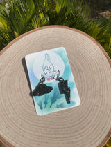 Storm cloud earrings-mini