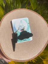 Storm cloud earrings