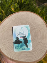 Storm cloud earrings-mini