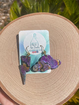 Storm cloud earrings