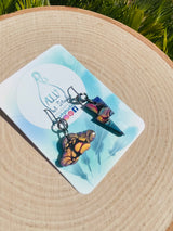 Storm cloud earrings-mini