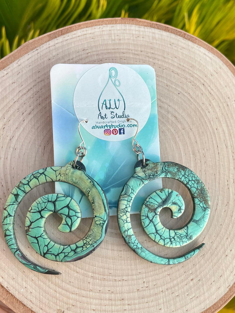 Earrings - Tribal Swirl 🌀